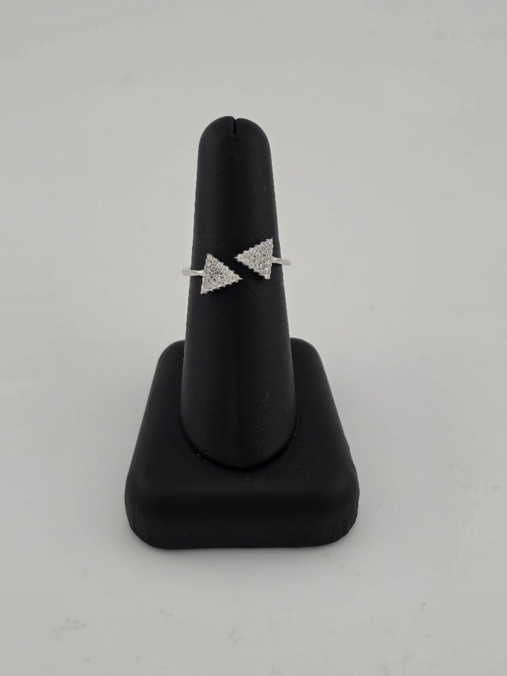 Brand New Sterling Silver 925 Double Triangle Ring